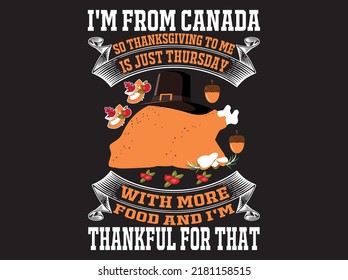 Thanksgiving t-shirt design vector file