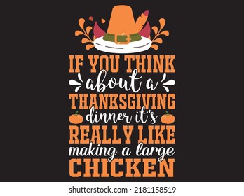 Thanksgiving t-shirt design vector file