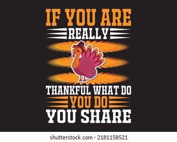Thanksgiving t-shirt design vector file