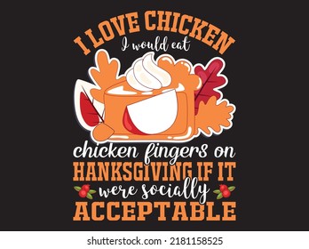 Thanksgiving t-shirt design vector file