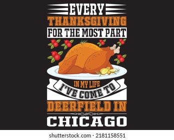 Thanksgiving t-shirt design vector file