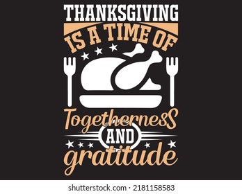 Thanksgiving t-shirt design vector file