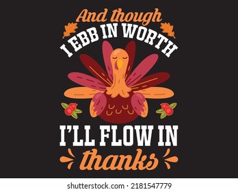 Thanksgiving  t-shirt  design vector file