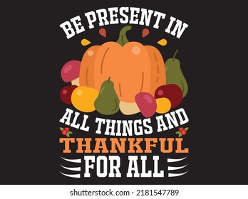 Thanksgiving  t-shirt  design vector file