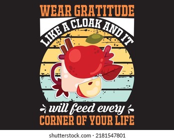 Thanksgiving  t-shirt  design vector file