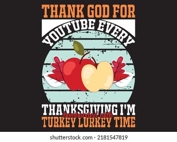 Thanksgiving  t-shirt  design vector file