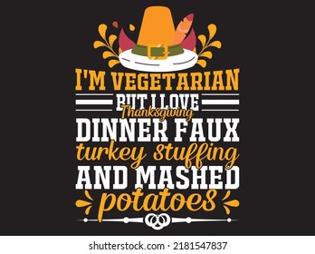 Thanksgiving  t-shirt  design vector file