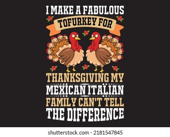 Thanksgiving  t-shirt  design vector file