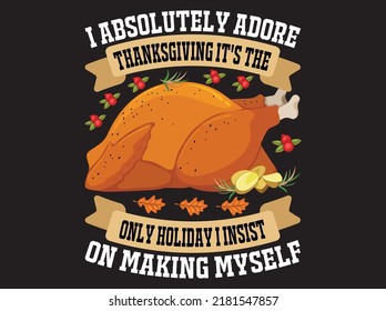 Thanksgiving  t-shirt  design vector file