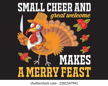 Thanksgiving  t-shirt  design vector file