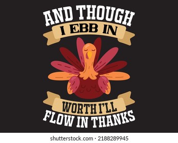 Thanksgiving t-shirt design vector file