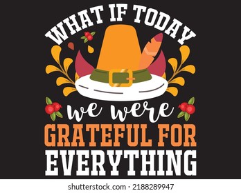 Thanksgiving t-shirt design vector file
