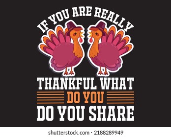 Thanksgiving t-shirt design vector file