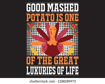 Thanksgiving t-shirt design vector file