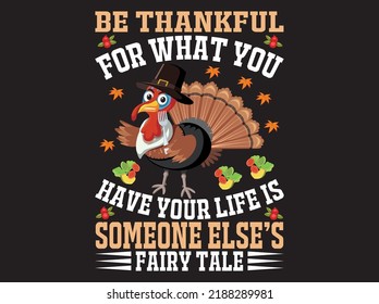 Thanksgiving t-shirt design vector file
