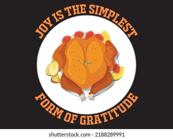 Thanksgiving t-shirt design vector file