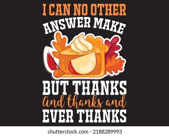 Thanksgiving t-shirt design vector file