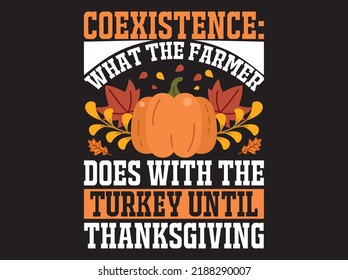 Thanksgiving t-shirt design vector file