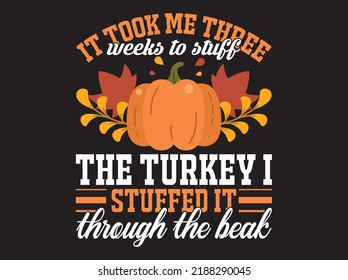 Thanksgiving t-shirt design vector file