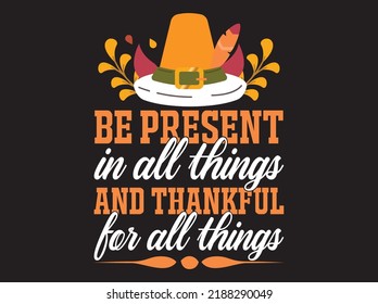 Thanksgiving t-shirt design vector file