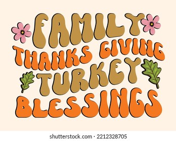 Thanksgiving t-shirt design vector file