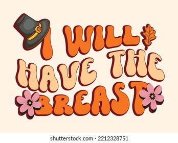 Thanksgiving t-shirt design vector file