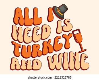 Thanksgiving t-shirt design vector file