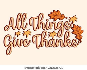 Thanksgiving t-shirt design vector file