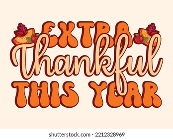 Thanksgiving t-shirt design vector file