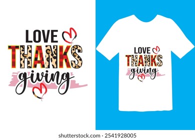 Thanksgiving T-shirt Design vector poster design