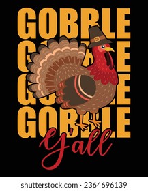 Thanksgiving t-shirt, Gobble t-shirt, trendy Thanksgiving t-shirt