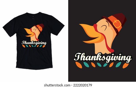 Thanksgiving T-shirt. Typography T-shirt Design.