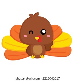 Thanksgiving Turkey Bird Illustration Vector Clipart