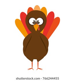 thanksgiving turkey character icon