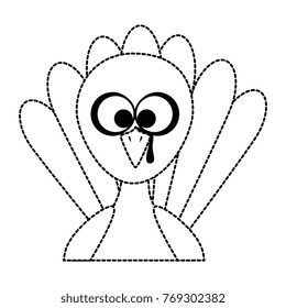 thanksgiving turkey character icon