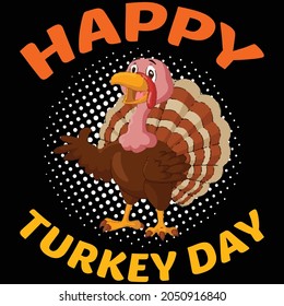 Thanksgiving Turkey day T Shirt Design