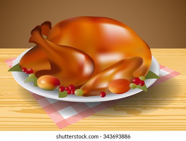 Thanksgiving turkey fried