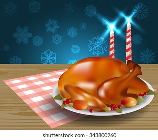 Thanksgiving turkey fried