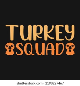 Thanksgiving Turkey Retro T-shirt Design