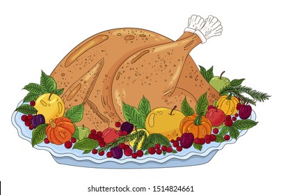 Holiday Meal, Turkey Stock Vectors, Images & Vector Art | Shutterstock