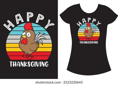 Thanksgiving Turkey T shirt design.