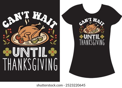 Thanksgiving Turkey T shirt design.