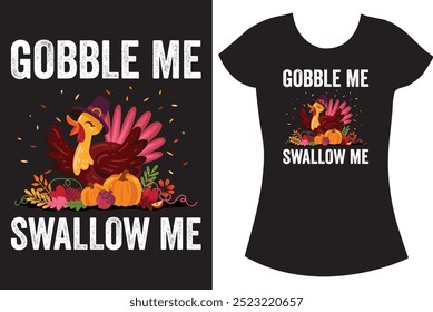 Thanksgiving Turkey T shirt design.