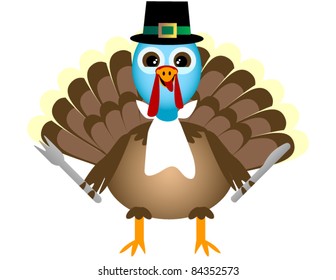 Thanksgiving Turkey Waiting for Thanksgiving Dinner