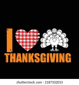 Thanksgiving typography and t shirt design