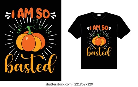 Thanksgiving typography t-shirt design or Happy thanksgiving vector poster design 