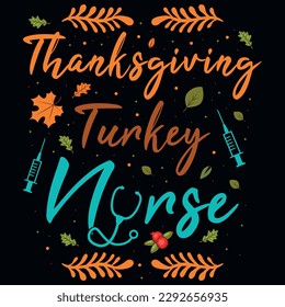 Thanksgiving typography tshirt design vector design 