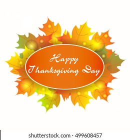 Thanksgiving vector background for your design. Autumn und thanksgiving day. Automn sale and autumn action.