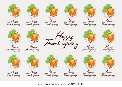thanksgiving vector illustration