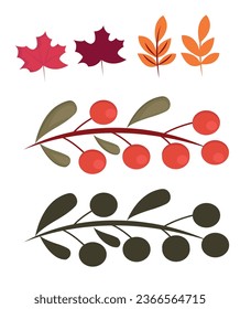 Thanksgiving vector illustration. Thanksgiving holiday icon set, banner